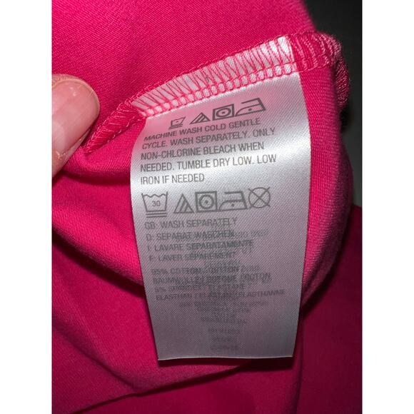 Pretty in Pink TANK MAXI DRESS Medium 10/12 Denim & Co. QVC D & Co. NEW - Picture 8 of 9